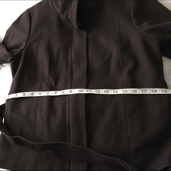 Brown Fitted Jacket W/ Belt - Picture 5 of 8